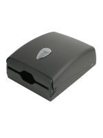 Диспенсер для полотенец листовых Nofer ABS пластик черный, 04020.N