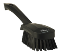 Щетка с ручкой Vikan 270мм, жесткий ворс, черный, 41929
