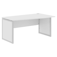 Стол эргономичный XQPCT 169(R) Белый/Алюминий 1600х900х750 XTEN-QP