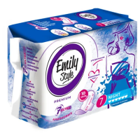Прокладки женские гигиенические 7 шт., EMILY STYLE 'Premium' NIGHT, УЛЬТРАТОНКИЕ