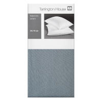 Tarrington House Наволочка сатин темно-серая, 50 x 70см