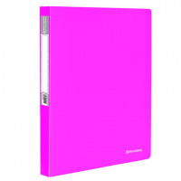 Файловая папка Brauberg Neon розовая, А4, на 40 вкладышей