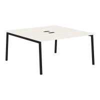 Стол 2-х местный ELWST 1516 Ясень Траун/Черный 1560х1606х750 EDIS