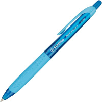Ручка шариковая автоматическая Stabilo Performer+ 328 синяя, 0.35мм, сине-голубой корпус