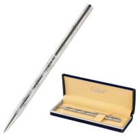 Ручка подарочная шариковая GALANT 'ASTRON SILVER', корпус серебристый, детали хром, узел 0,7 мм, син