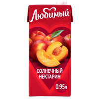 Нектар Любимый Яблоко-персик, 950мл