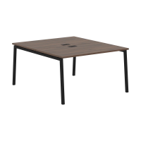 Стол 2-х местный ELWST 1316 Дуб Денвер тёмный/Черный 1360х1606х750 EDIS