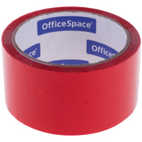 Клейкая лента упаковочная Officespace 48мм x40м, красная