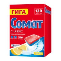 Таблетки для посудомоечной машины Сомат Гига Классик лимон, 120шт