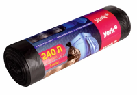 Мешки для мусора York сверхпрочные 28мкм 240л, 10шт