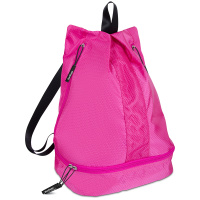 Мешок-сумка 1 отделение Berlingo 'Classic pink', 39*28*19см, 1 карман, отделение для обуви