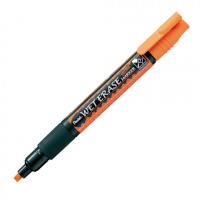 Маркер меловой Pentel SMW26 оранжевый, 2-4мм, пулевидный/скошенный наконечник, двухсторонний