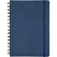 Ежедневник недатированный А5 PRAGMATIC на гребне, темно-синий 128л 3-748/03