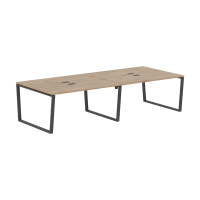 Стол 4-х местный EVWST 3113 Дуб Денвер светлый/Мокко 3126х1346х750 EDIS