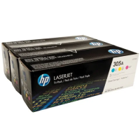 Картридж лазерный HP (CF370AM) LaserJet Pro 300 M375/M475, КОМПЛЕКТ 3 цвета CMY, ресурс 3х2600 стран