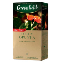 Чай Greenfield Exotic Opuntia (Экзотик Опунция), черный, 25 пакетиков