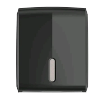 Диспенсеры для полотенец листовых Wisepro Wisepro черный, V-укладка, на 2 пачки, K630