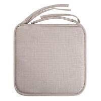 Tarrington House Подушка для мебели серо-бежевая с завязками, 38 x 38см