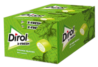 Жевательная резинка Dirol X-Fresh Сочное яблоко без сахара, 16г х 12 шт