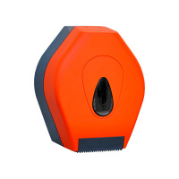 Диспенсер для туалетной бумаги в рулонах Merida Unique Orange Line Matt BUO201, матовый оранжевый