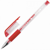 Ручка гелевая Staff красная, 0.5мм