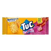 Крекеры TUC Original копченые колбаски, 100 г