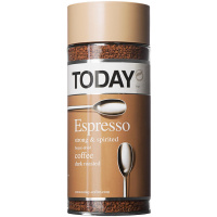 Кофе растворимый Today Espresso, 95г, стекло