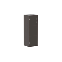 Шкаф-колонка средний Skyland Imago СУ-2.4, венге магия, 406х365х1200мм, со стеклянной дверью