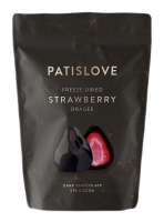 Драже Patislove клубника-темный шоколад, 80г