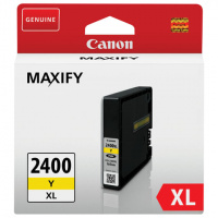 Картридж струйный CANON (PGI-2400XLY) iB4040/MB5040/MB5340, желтый, оригинальный, ресурс 1500 стр.,