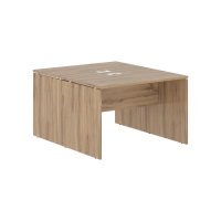 Стол двойной ED2ST 1167 Дуб Денвер светлый/Белый 1160х1346х750 EDIS