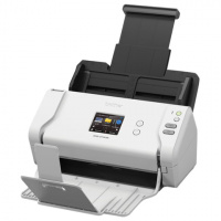 Сканер потоковый BROTHER ADS-2700W, А4, 600х600, 35 стр./мин., АПД, сетевая карта, Wi-Fi (с кабелем
