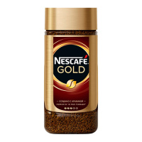 Кофе растворимый Nescafe Gold 190г, стекло