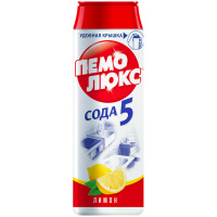 Универсальное чистящее средство Пемолюкс Сода 5 480г, лимон, порошок