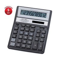 Калькулятор настольный Citizen SDC-888XBK черный, 12 разрядов