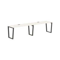 Стол 2-х местный EVWST 3167 Ясень Траун/Мокко 3126х670х750 EDIS