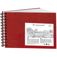 Скетчбук - блокнот 80л., А5 Лилия Холдинг 'Travelling sketchbook. Красный', на гребне, 130г/м2, слон