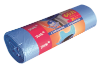 Мешки для мусора York с завязками 60л, 20шт