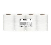 Туалетная бумага Veiro Professional Premium T309, белая, 3 слоя, 20м, 160 листов, 8 рулонов