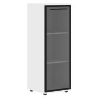 Шкаф средний узкий EMCS 42.7(R) Черный/Белый 426х430х1199 EDIS