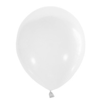 Воздушные шары, 100шт., М12/30см, ПатиБум, белый, пастель