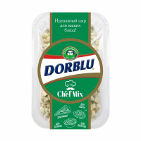 Сыр Dorblu Chef Mix с голубой плесенью тертый 56%, 100г