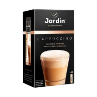 Кофе порционный Jardin Capuccino (Капучино) 3в1 8шт х 15г, растворимый, коробка