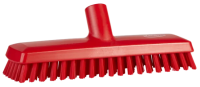 Щетка для пола Vikan 270мм, супер жесткий ворс, скребковая, с подачей воды, красный, 70414