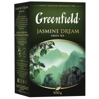 Чай Greenfield Jasmine Dream (Жасмин Дрим), зеленый, листовой, 100 г