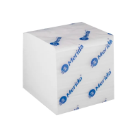 Туалетная бумага листовая Merida TB5405 Комфорт, 2 слоя, V-укладка, 200шт, белая, 30 пачек