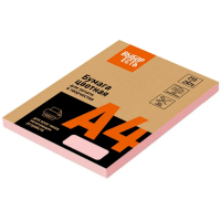 Цветная бумага для принтера Выбор Есть пастель розовая, А4, 100 листов, 80г/м2