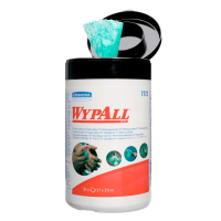 Протирочный материал Kimberly-Clark WypAll, 7772, в рулоне с центральной вытяжкой, в тубе, 50 листов, зеленый