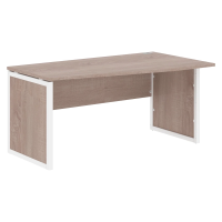 Стол эргономичный XQPCT 169(R) Дуб Сонома/Белый 1600х900х750 XTEN-QP