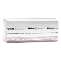 Бумажные полотенца Veiro Professional Premium KZ312, листовые, белые, Z укладка, 200шт, 2 слоя, раст